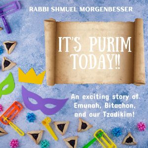 It's Purim Today